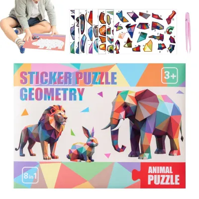 Image de Kit de peinture avec des autocollants réutilisables pour les enfants créatifs