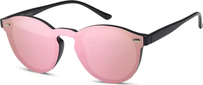 Produktbild von styleBREAKER Uni Sonnenbrille Monoglas Shield | Flaches Glas verspiegelt & UV400 | Moderne Flatlens Brille für Festival & Alltag | Inklusive Etui & Tuch