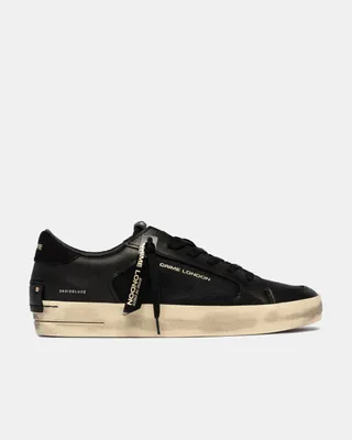 Image de Baskets pour homme Crime London, modèle Sk8 Deluxe, référence 10111AA9, couleur noire