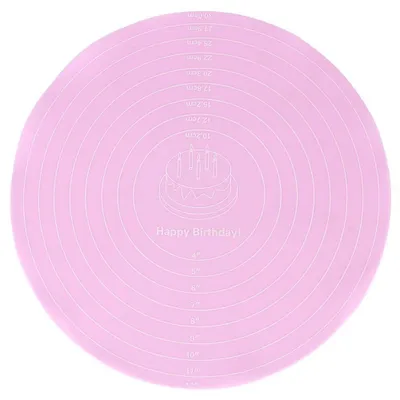 2 Silikon-Backmatten, antihaftbeschichtet, rund, 30 cm, rutschfest