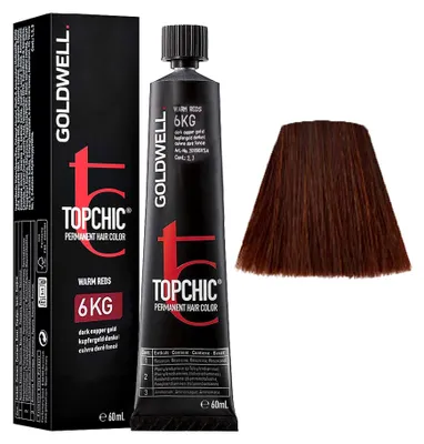 Produktbild von Goldwell Topchic The Reds, Kastanienbraun, 6KG, Dark Copper Gold, Unisex, 60 ml, Alle Haare
