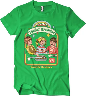 Immagine prodotto di Maglietta "Let's Make Special Brownies" - Grande - Verde