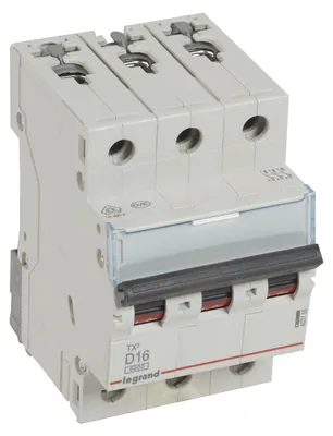 Produktbild von Legrand TX3 Stromunterbrecher Miniatur-Leistungsschalter Typ D 3