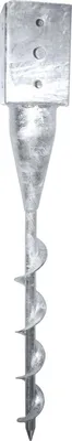Produktbild von Floraworld Einschraubbodenhülse 80 cm für 9 x 9 cm Pfosten feuerverzinkt