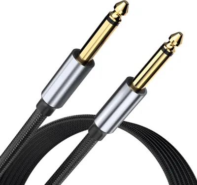 Produktbild von MMOBIEL Instrumentenkabel 6.35mm – Gitarrenkabel – Audio Klinke Stereo Gitarre Kabel