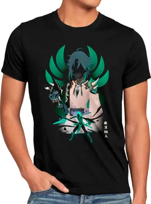 Produktbild von BaumwolleCloud Demon of the Mountains Herren T-Shirt genshin fantasy teyvat