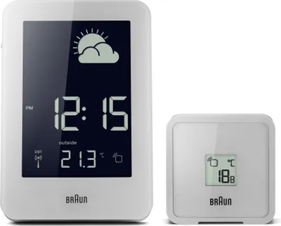 Obrázek produktu pro Braun BNC013-RC - Weiß - Innen-Thermometer - Außen-Thermometer - Thermometer - Thermometer - 130 mm - 47 mm