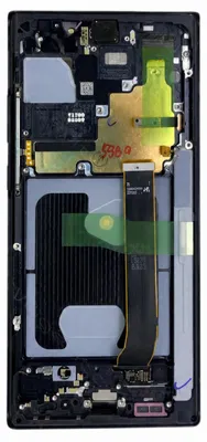 Zdjęcie produktu dla Clappio, kompletny wyświetlacz do telefonu Galaxy Note 20 Ultra, z dotykowym ekranem i ramką, kolor czarny