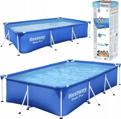 Obrázok produktu pre Bestway Steel Pro 56404, 3300 L, Rámový bazén, Modrá, 18,3 kg