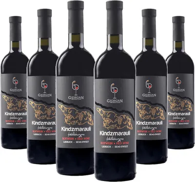 Produktbild von Weinpaket Kindzmarauli von Georgian Production Rotweine lieblich