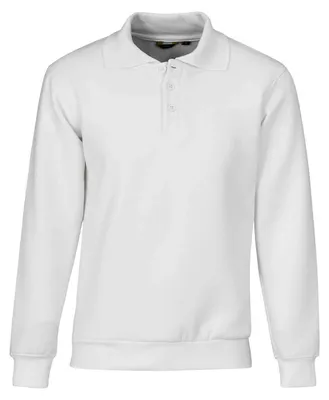 Zdjęcie produktu dla Sweter roboczy Storvik Napoli z kołnierzem polo, biały