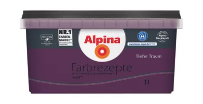 Produktbild von Alpina Farbrezepte Tiefer Traum matt 1 Liter