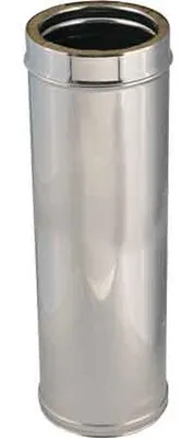 Zdjęcie produktu dla RURA DWUŚCIENNA DO KOMINÓW Ø 80/130 x 500 mm