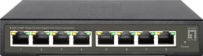 Immagine prodotto di Level One 52090803101 Switch Level One GES-2108P a 8 porte Gigabit PoE