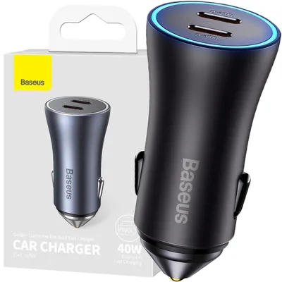 Produktbild von Baseus CGJP000013, Auto, Zigarettenanzünder, Grau