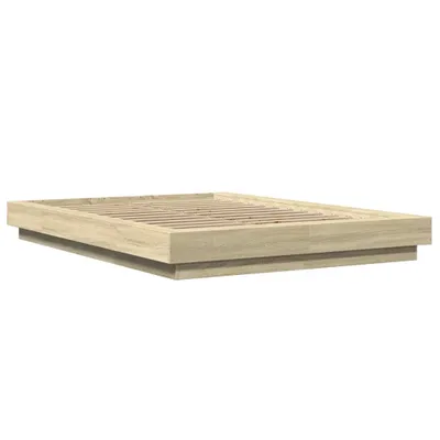 Zdjęcie produktu dla vidaXL Rama łóżka dąb sonoma 120x190 cm materiał drewnopochodny