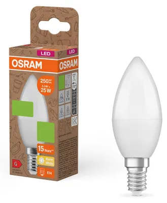 Produktbild von Osram 4058075831926, 3,3 W, 25 W, E14, 250 lm, 15000 h, Warmweiß