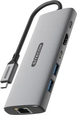 Produktbild von Sitecom 6In1 Usb-C Pd Multiport Adapter
