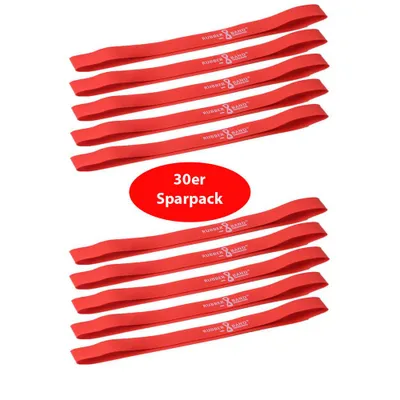 Produktbild von Rubberband Dittmann Sparpack 30x Rot (30Stk.)