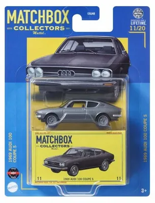 Produktbild von Matchbox 1969 Audi 100 Coupé S PKW Collectors Metall