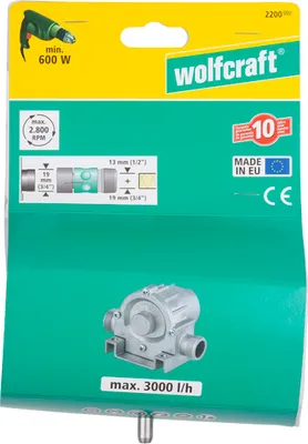 Obrázek produktu pro Wolfcraft 2200000 Čerpadlo do vrtačky Čerpadlo 1 ks.