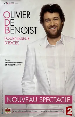Zdjęcie produktu dla Olivier De Benoist - Fournisseur D'excès - PLAKAT - 80x102 cm