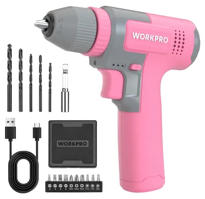 Immagine prodotto di Set di avvitatore a batteria WORKPRO da 8V, con batteria da 2000 mAh