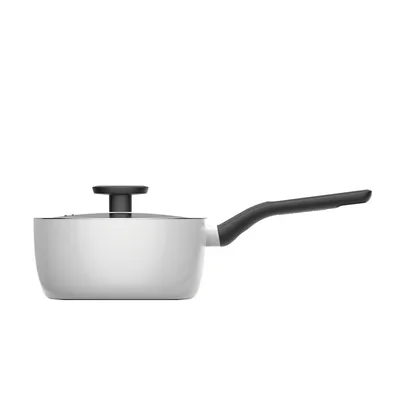 Image de BergHOFF Casserole à manche avec couvercle et revêtement anti-adhésif Glints Spirit 18cm