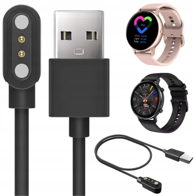 Obrázek produktu pro ZeeTech Nabíjecí kabel USB pro Smartwatch KW10 KW20 DT88