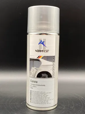 Produktbild von Normfest Corona SILBER matt 400ml Lackspray bis 650°C Sprühlack Thermolack