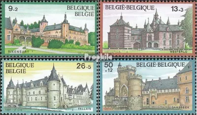 Produktbild von Briefmarken Belgien 1987 Mi 2317-2320 (kompl.Ausg.) postfrisch Solidarität: Schlösser