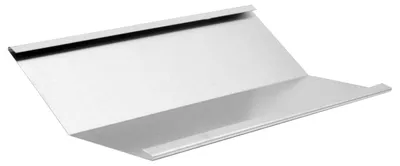 Produktbild von INEFA Kehlblech mit Wasserfalz aus Aluminium 200cm, Silber, Alublech für optimale Dachentwässerung, Dachrinnen Zubehör, Germany