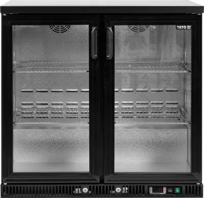 Obrázok produktu pre Chladnička na nápoje, chladnička na fľaše, 2 dvere, teplotný rozsah -2 až +8 °C, 200 W, 227 l