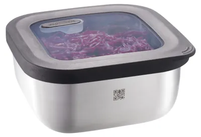 Zdjęcie produktu dla GEFU Provido kwadratowy pojemnik do przechowywania żywności 900ml