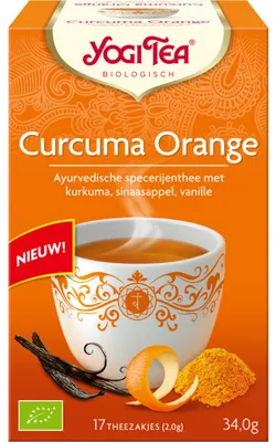Produktbild von Yogi Tee Kurkuma / Kurkuma Orange pakje