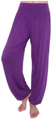 Produktbild von Lila Haremshose - Chill Pants - Chill Pants - Haremshose - Lila - XL (passt klein) - Yogahose - Baggy Pants - Boho - CHPN