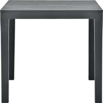 Obrázek produktu pro vidaXL Zahradní stůl antracit 78x78x72 cm plastový