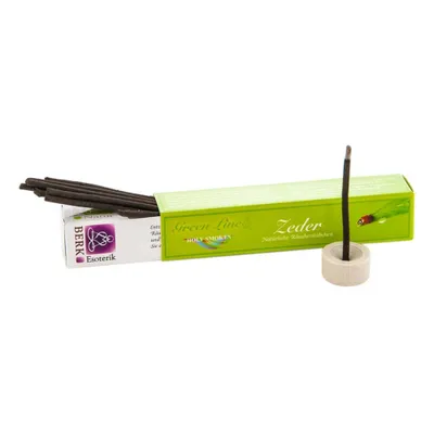 Produktbild von Holy Smokes Green Line Räucherstäbchen - Zeder 10g