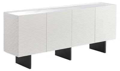 Produktbild von KAWOLA Sideboard LYNN 4 Türen lackiert weiß