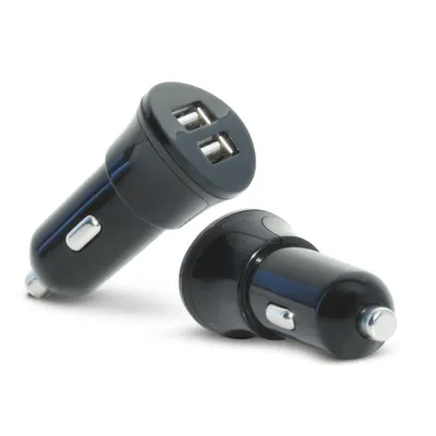 Produktbild von Mobilis Car Charger 2 USB, Auto, Zigarettenanzünder, Schwarz