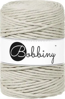 Zdjęcie produktu dla Bobbiny Macrame Cord 5 mm 100 m Pale Olive Sznurek