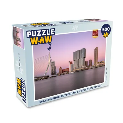 Obrázok produktu pre MuchoWow® Puzzle 500 ks Rotterdam - Erasmus - most