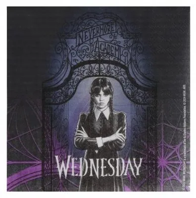 Produktbild von 20 Servietten Wednesday Addams Family