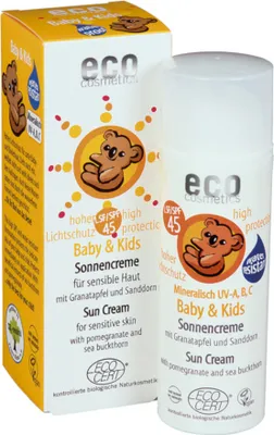 Produktbild von eco cosmetics Baby & Kids Sonnencreme LSF45 50ml