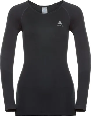 Produktbild von ODLO SUW TOP Rundhalsausschnitt, langärmelig, PERFORMANCE WARM, SCHWARZ, XS