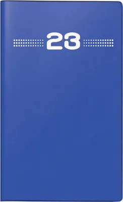 Produktbild von rido/idé Monatskalender Modell M-Planer 2023 Blattgröße 8,7 x 15,3 cm blau