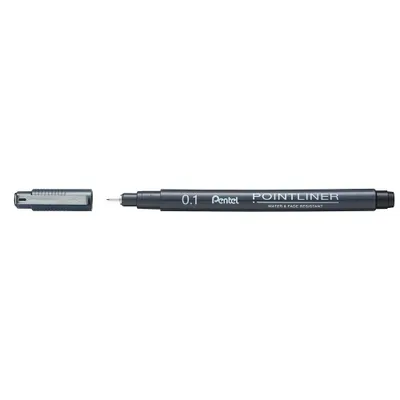 Produktbild von Pentel Zeichenstift 0,1 Polintliner Schwarz S20P-1A