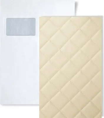 Produktbild von 1 MUSTERSTÜCK WallFace S-13863 DIN A5 | Wandpaneel Muster ROMBO 40 CREME