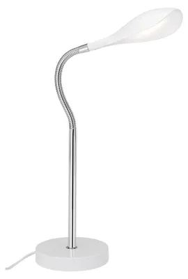 Produktbild von LED Tischleuchte Büroleuchte Schnurschalter flexibel Chrom-Weiß 4.5W Briloner