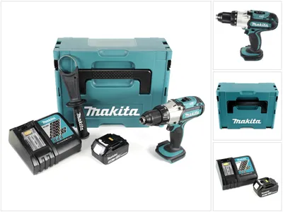Obrázok produktu pre Akumulátorový vŕtací skrutkovač Makita DDF 451 RF1J 18V 80Nm + 1x akumulátor 3,0Ah + nabíjačka v Makpac